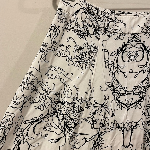 Soft Surroundings Maxi Skirt Abstract Modern Contemporary Women’s size Small - Picture 3 of 7